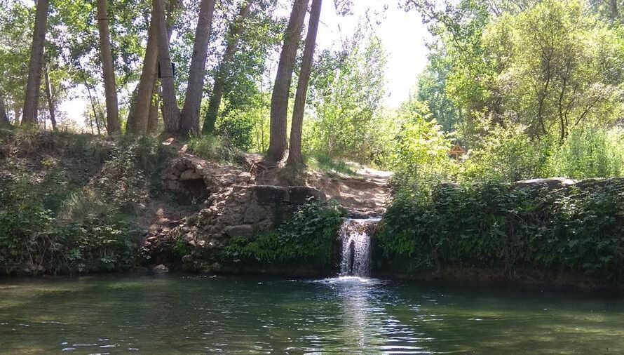Nos bañamos en el Molí l’Ombria
